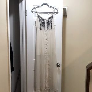 White Maxi dress